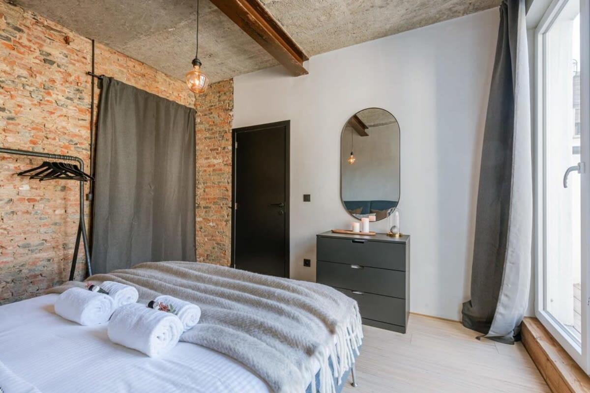 Huswell - Industrial Apartment With Terrace In אנטוורפן מראה חיצוני תמונה