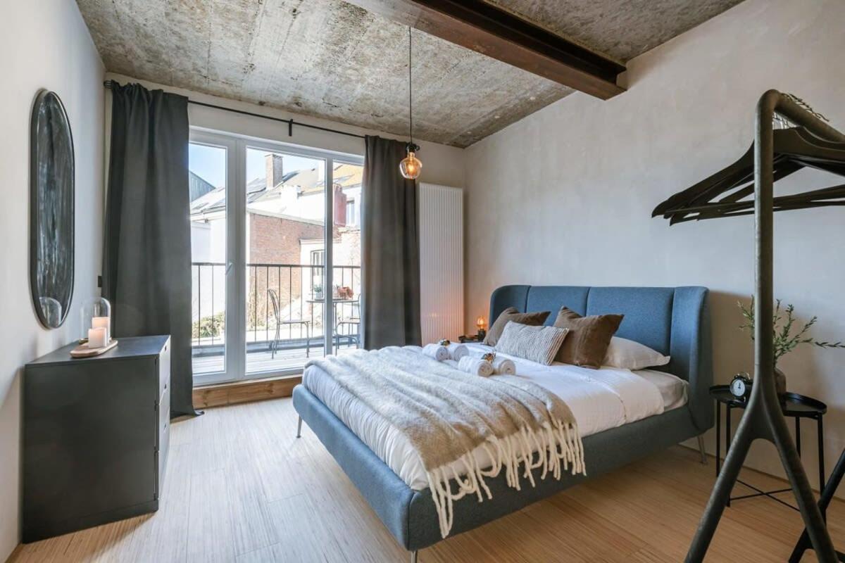 Huswell - Industrial Apartment With Terrace In אנטוורפן מראה חיצוני תמונה