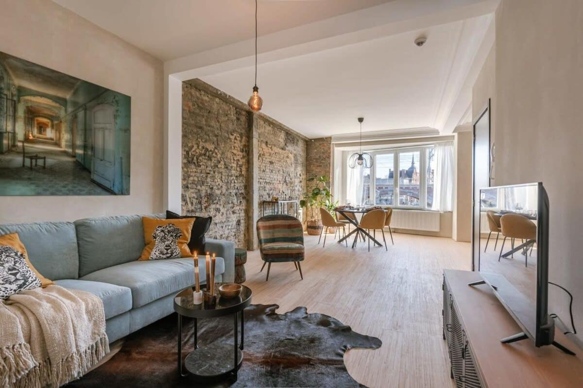Huswell - Industrial Apartment With Terrace In אנטוורפן מראה חיצוני תמונה